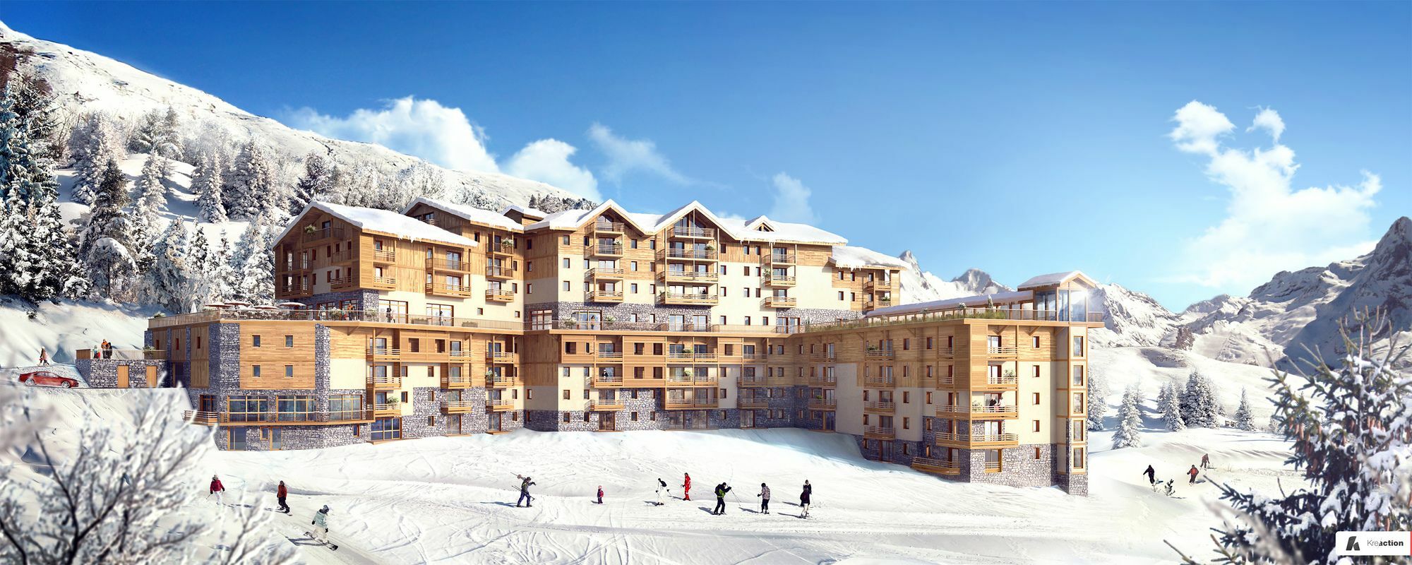 Residence Club Mmv Le Coeur Des Loges サン・マルタン・ド・ベルヴィル エクステリア 写真